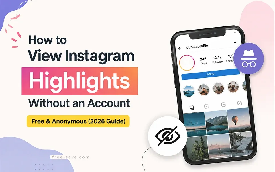How to View Instagram Highlights Without an Account (2026 Free & Anonymous)