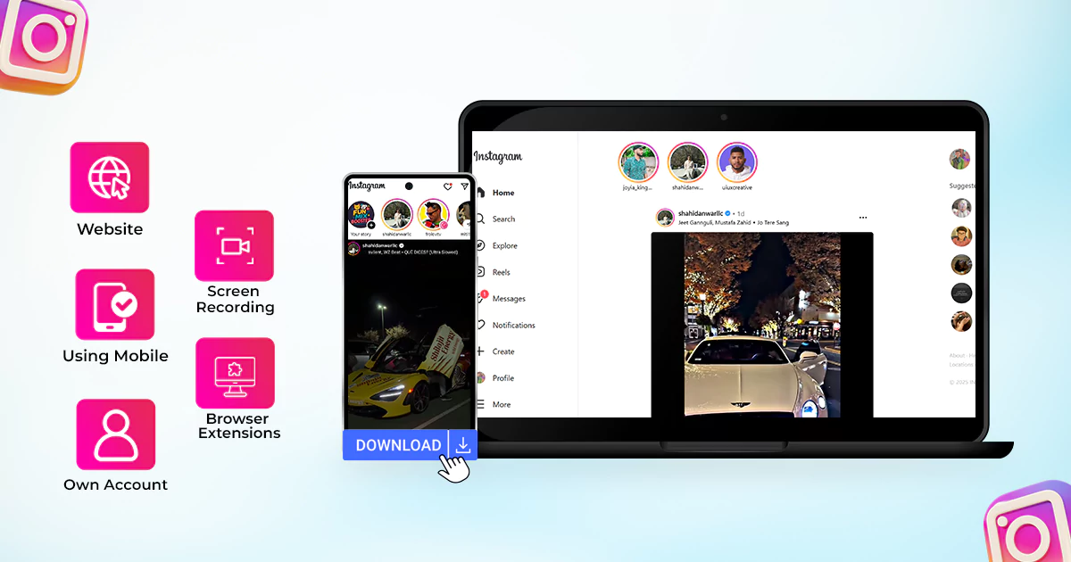 Top 5 Ways to Download & Save Instagram Stories