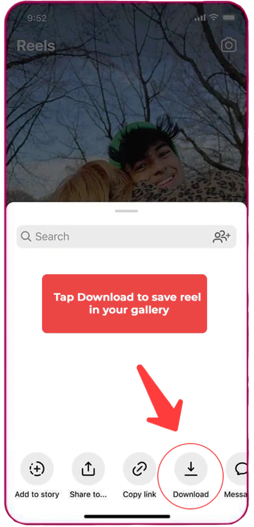 Tap Download