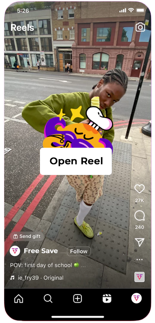 Open the Reel